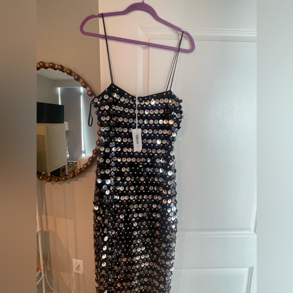 Runaway the label midi dress w/ sequins - never worn before, has tags on it